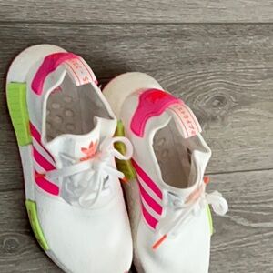 Adidas Womens boost Athletic Running Pink Sneakers shoes sz 7